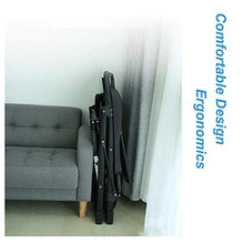 Sywlwxkq Sedia Relax da Ufficio da Balcone Sedia da Giardino reclinabile Extra Larga per Adulti Sedia Portatile Pieghevole in Metallo Resistente, sedie a Sdraio, Sedia a gravità Zero, sedie