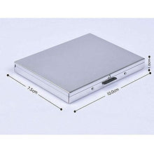 Custodia for sigarette humidor, spessore e modelli a doppio uso, atmosfera semplice ed elegante in acciaio inox in acciaio inox in acciaio inox in acciaio inox, anti-umidità portatile e anti-pressione