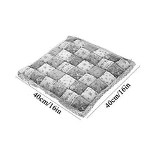 qazwsx Cuscini per sedie per sedie da Pranzo in Cotone, con Lacci Cuscini per sedili Antiscivolo Quadrati Cuscini universali accoglienti e Facili da Pulire Outdoor Indoor (la Sedia Non è Inclusa) -