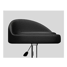 XINGLEI Sgabelli da Bar con Schienale Basso, Alzata a Gas Girevole Regolabile, poggiapiedi e Base cromati per Bar per la Colazione, bancone, Cucina e sgabelli da casa (Color : Beige, Size : 40~53m)