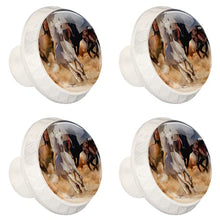 Maniglie per cassetti Manopole per cassetti Manopole rotonde Confezione da 4 per armadietto, cassetti, cassettiere, cassettiere ecc - cavallo