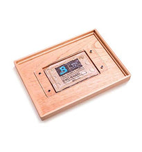 YAeele Cigar Box, Naturale Non Verniciato Mellow Legno di Cedro Solido Cigar Humidor, Cigar Cabinet, Anti-Pressione (Colore: Naturale) .Compleanno/Regali di Festa del papà/Regali da