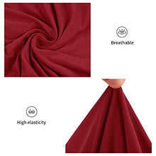 NIBESSER Copridivano Letto Senza Braccioli 3 Posti Fodera per Divano Clic Clac Pieghevole Elasticizzato Antimacchia per Soggiorno Camera da Letto(A-Rosso，Large)