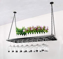 DJSMjbj - Portabicchieri in stile europeo, da appendere in vetro, da appendere al portabicchiere, facile da installare (dimensioni: 100 x 31 cm)