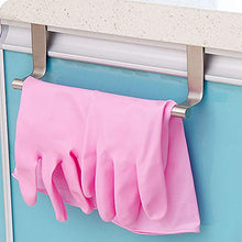 DMFSHI Asta Portasciugamani Cucina Porta, Porta Asciugamani Sopra La Porta, Asta Appendiabiti Sopra La Porta In Acciaio Inossidabile Per Cucina e Bagno Con Striscia Antiscivolo Antigraffio(2 PCS)