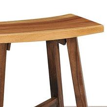 vidaXL Legno Massello di Suar Sgabello da Bagno Stile Rustico Robusto Comodo Elegante Seduta Poggiapiedi Supporto Doccia Marrone Semi Lucido