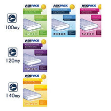 Custodia per Materassi • -Estremamente resistente allo strappo • chiusura adesiva • Impermeabile • 4 Misure • Ideale per il Trasloco & Stoccaggio • Film extra forte 100µ -140µ •(160 x 200)