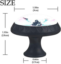 Motivo a quadri colorato Boho Pomelli per Porta Set di 4 Pomelli per Mobili Manopole per Cassetti Cucina Armadio Vetro