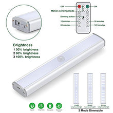 Luce per Armadio con Sensore,30LED Ricaricabile Luce Armadio Led,Dimmerabile Lampada per Armadio USB Lampada Guardaroba Lampada Luce Dell'armadio Montaggio a Parete per Armadio,Scale,Garage