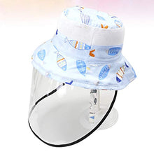 TOYANDONA Bambini Visiera Cappello Trasparente Visiera Copricapo Protezione per Il Viso Protezione per Il Viso Anti Sputo Anti-Nebbia Visiera Cappello per Bambino Forniture Esterne (46 Cm)