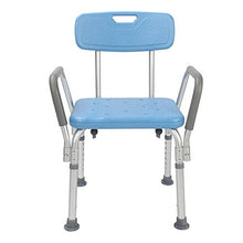 Sedia da bagno per gli anziani Sedia da doccia Bagno Sgabello da bagno antiscivolo Sedia da bagno per le donne incinte Sgabello da doccia-Blu