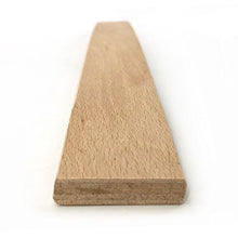 10 Listelli Curvati in Legno di Faggio - Ricambio per Doga – 3,8 X 79 X 0,8 Cm