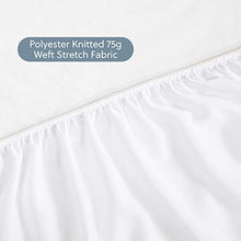 Bedsure Coprimaterasso Impermeabile Singolo 90x190 - Copriletto Impermeabile Trapuntato con Motivo Fiorale, Proteggi Materasso Impermeabile Taspirante e Lavabile, Bianco
