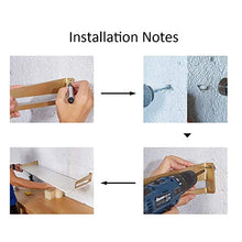 Semplicità Elegante Scaffale a Muro Scaffalature Galleggianti Scaffali Marmo Artificiale Semplice Staffa Metallica Sfondo Tv ad Alta Capacità Soggiorno Cucina Bagno, 9 Dimensioni, HJJ, a, 80X25cm