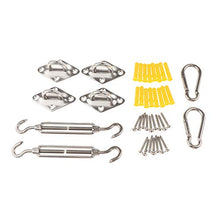 SM SunniMix Kit di Hardware Installazione Vele Tenditore Moschettoni Ganci Acciaio Inox - 6mm