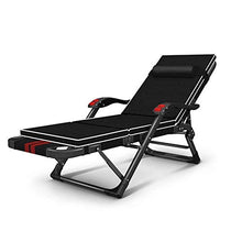 HaoLi Lettino Prendisole Pieghevole Reclinabile Casa pigra, Pausa Pranzo Letto Siesta Multi-Funzione Ufficio Back Beach Reclinabile Portatile