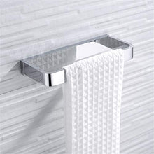 Flybath AnelIi Portasciugamani Chiuso da Bagno Ottone Lucido Finitura Cromata Accessori Quadrati Montaggio a Parete