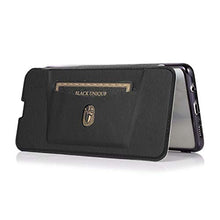 TYWZ Flip Portafoglio Custodia per Samsung Galaxy A51,Marmo PU Pelle + Trasparente TPU Back Cover Placcatura Ultra Sottile Case a Libro con Tasche Carte-Nero Bianca
