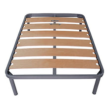 Somnus SANA Rete Ortopedica 120x190 cm Una Piazza e Mezza Doghe Legno Struttura Acciaio Gambe Avvitabili H 35