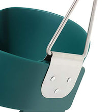 Bluting - Altalena da giardino rotonda, altalena per bambini, con moschettoni e cinghie da appendere, per bambini e adolescenti rosa