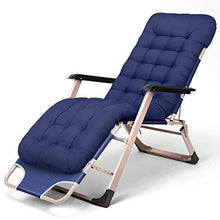 YYAI-HHJU Reclinabile Portatile per Esterni Zero Gravity per Campeggio Pesca Spiaggia Reclinabile Pieghevole per Prendere Il Sole Comodo E Traspirante Peso del Cuscinetto 150 kg Blu