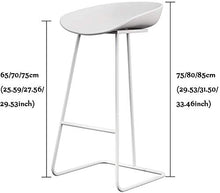 JISHIYU-Q Sedia Bar Ristorante Sedie per Colazione Bar Sgabelli Pub Bancone Cucina e Home Sgabelli Bar, Europeo Moderno (Colore: #B, Dimensioni: 65 cm)
