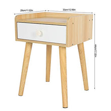 zcyg Comodino Comodini Comodino, Semplice Camera da Letto Moderna Comodino Cassetto Cassetto Cabinet Mobili da Comodino (Colore in Legno)