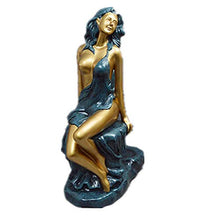 aipipl Decorazione Domestica Retro Statua Astratta Dea Cremagliera del Vino Artigianato Decorazione Decorazioni per Ufficio Ornamenti per Esposizione Regali di Nozze inaugurazione della casa, Blu