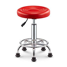 LIZHIQIANGdiaodeng Sedile Rotary del salone di massaggio Sgabello sedia regolabile altezza di lavoro Sgabello for Massaggi Spa Hair Salon Manicure Beauty Trattamento Tatuaggio Ufficio Chrome Base (sen