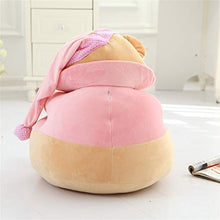 JIE KE Divano per Bambini - Simpatico Cappello Orso, Sedia pigra, Regalo di Compleanno per Bambina Comodo Divano