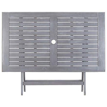 vidaXL Set da Pranzo per Giardino 5 pz Legno Massello di Acacia Grigio