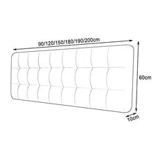 WENZHE Cuscino Testiera Letto Cuscini Lettura Capezzale, Anti Collisione Imbottitura in Vita, Spessore 10cm, Usato per Camera Letto Decorazione, Personalizzabile