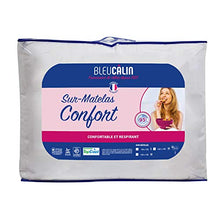 Bleu Câlin Coprimaterasso SBOB40H16TOPC, Poliestere, Bianco, Doppio, 160 x 200 cm