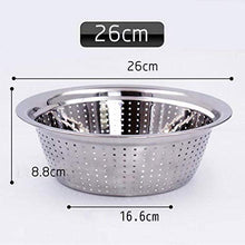 BANGSUN - Lavabo rotondo in acciaio inox 304, scarico ispessito da cucina