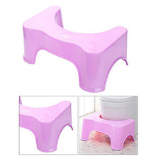 Fenteer Multiuso Piede Step Up Sgabello Cucina di Casa I Bambini di Plastica Scaletta WC 40x26x17cm - Rosa