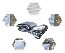 Panno dello Schermo Canopy Copertura vegetale 80% di Alluminio Heat Reflective Panel Ombra Panno Paralume in Tessuto Poly Tarp con Occhielli Outdoor Reversibile