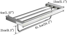 Bollitore WHLONG Asciugamano da Bagno Pieghevole Rack Asciugamani Bianco Asciugamano 304 Scaffale for Il Bagno Domestico in Acciaio Inox Scaffale for Il Bagno Accessori for Il Bagno