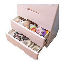 QJL_ANA Armadi Dresser cassetto 5 Plastic Governo di immagazzinaggio Moderna semplicità Camera Giochi for Bambini in Camera Soggiorno Camera da Letto cassettiera