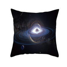 SHENSHI Federe Cuscini Divano 45X45,Fodere per Cuscini Stampa Modello Pianeta Cosmico, Soggiorno Ufficio Auto Divano Cuscino Lombare, Decorazione della Casa Set di 4 Articoli, Via Lattea