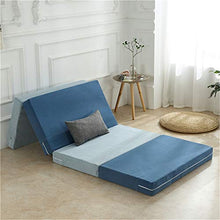 ZIEO Mat Pieghevole Materasso Pieghevole di economia di Spazio futon Grande Pieghevole Portatile di Viaggio degli Ospiti Materasso Multi-Colore Opzionale Pieghevole futon Giapponese
