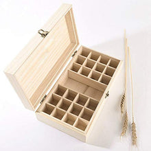 Colcolo Scatola Portaoggetti per 25 Slot in Legno