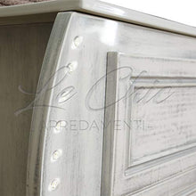 Shop Chic Mobile bagno Sorriso stile contemporaneo con specchio finitura luxury white