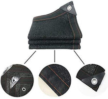 MVNZXL Telo di Maglia Nero Lavorato a Maglia, Rete di Protezione Solare Protezione Solare Rete di Protezione perimetrale Rete di Isolamento per Tetto Perforato
