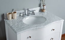 Rubeza - Vanità da bagno Tarsus 900 mm, in marmo italiano bianco