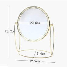HMMN Specchio di ingrandimento a Doppia Fianco Domestico, Specchio per Il Trucco del dormitorio (19.9x25.2)