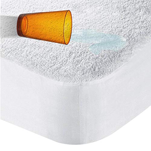 Morflex® - Coprimaterasso Impermeabile Sanitario Matrimoniale 190X160 Veste Fino a 22cm Altezza. Sanitex ha Superficie e Fascia Laterale in Puro Cotone, Angoli a Molle - Sanitex Produzione Italiana