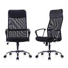 Exofcer Poltrona da Direttore Ergonomica Tessuto a Maglie annodate Meccanismo Inclinabile Sedia Girevole Sedia per Ufficio