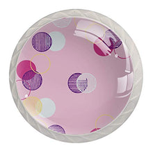 Puntini colorati 4 PCS Pomelli per Porta, Pomolo per Mobile, Pomelli per Mobili con Viti, Maniglia per Armadietto, Pomelli per Porta, Pomelli per Cassetti per Porta, Armadio, Cassetto e Credenza