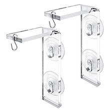 kdjsic 2-Pack Ventosa per Finestra - appendi Piante all'Interno o all'Esterno, Comodo Gancio per Finestra per mangiatoie per Uccelli, Ornamento