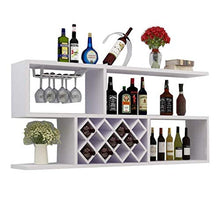 XUSHEN-HU Mensola per conservare vino, cantina da parete per vino/casa soggiorno libreria ristorante cantina vino/scaffale decorativo per bicchieri di vino